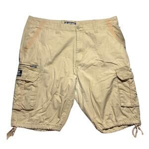 Ecko Unltd. Men’s Tan Cargo Shorts Size 38 — Streetwear, Casual, Utility